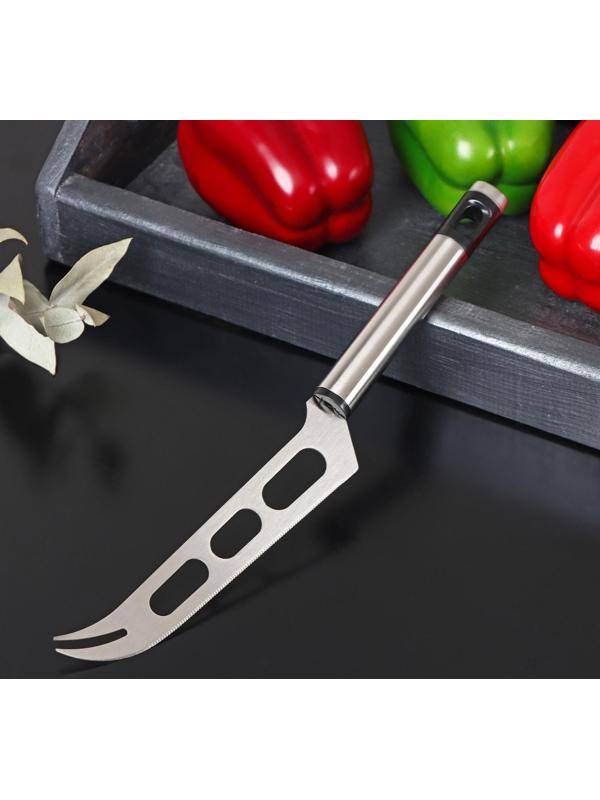 Нож для сыра Доляна Fargo, 26×3×2 см, нержавеющая сталь, цвет хромированный