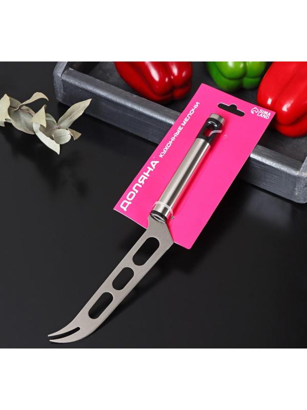 Нож для сыра Доляна Fargo, 26×3×2 см, нержавеющая сталь, цвет хромированный