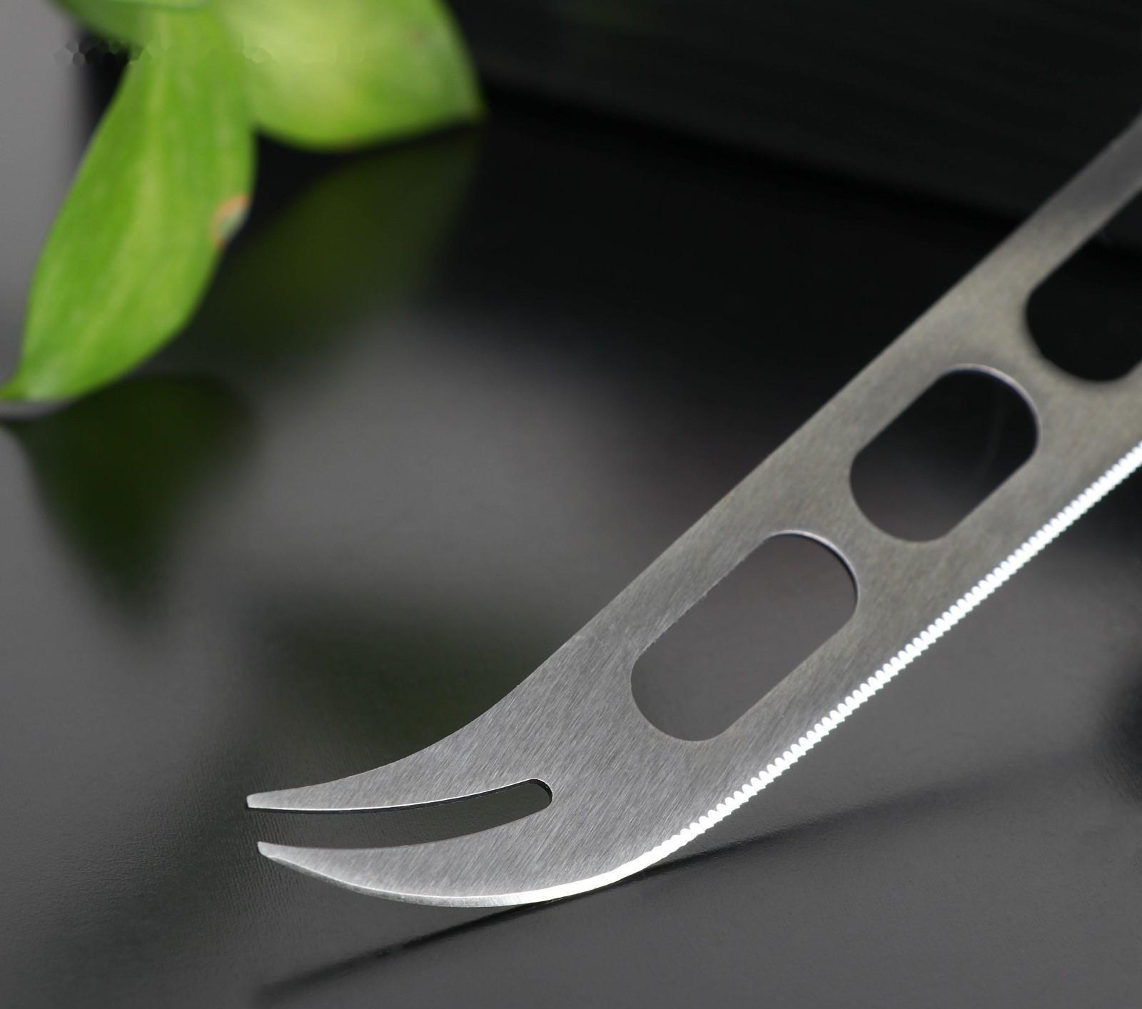 Нож для сыра Доляна Venus, нержавеющая сталь, цвет чёрный