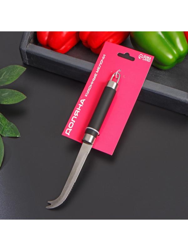 Нож для арбуза Доляна Venus, нержавеющая сталь, цвет чёрный