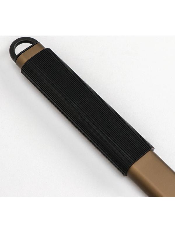 Лопатка перфорированная Delicate, 103×23 см, с разборной ручкой, цвет коричневый