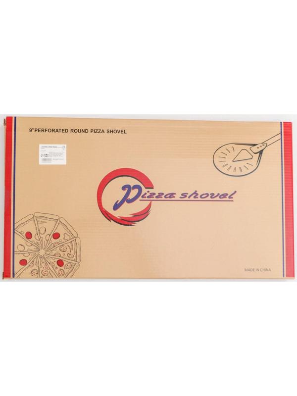 Лопатка перфорированная Delicate, 103×23 см, с разборной ручкой, цвет коричневый