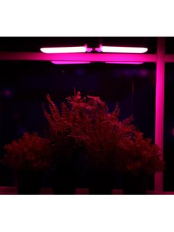 Фитолампа светодиодная, E27, 16 Вт, 220 В, складная