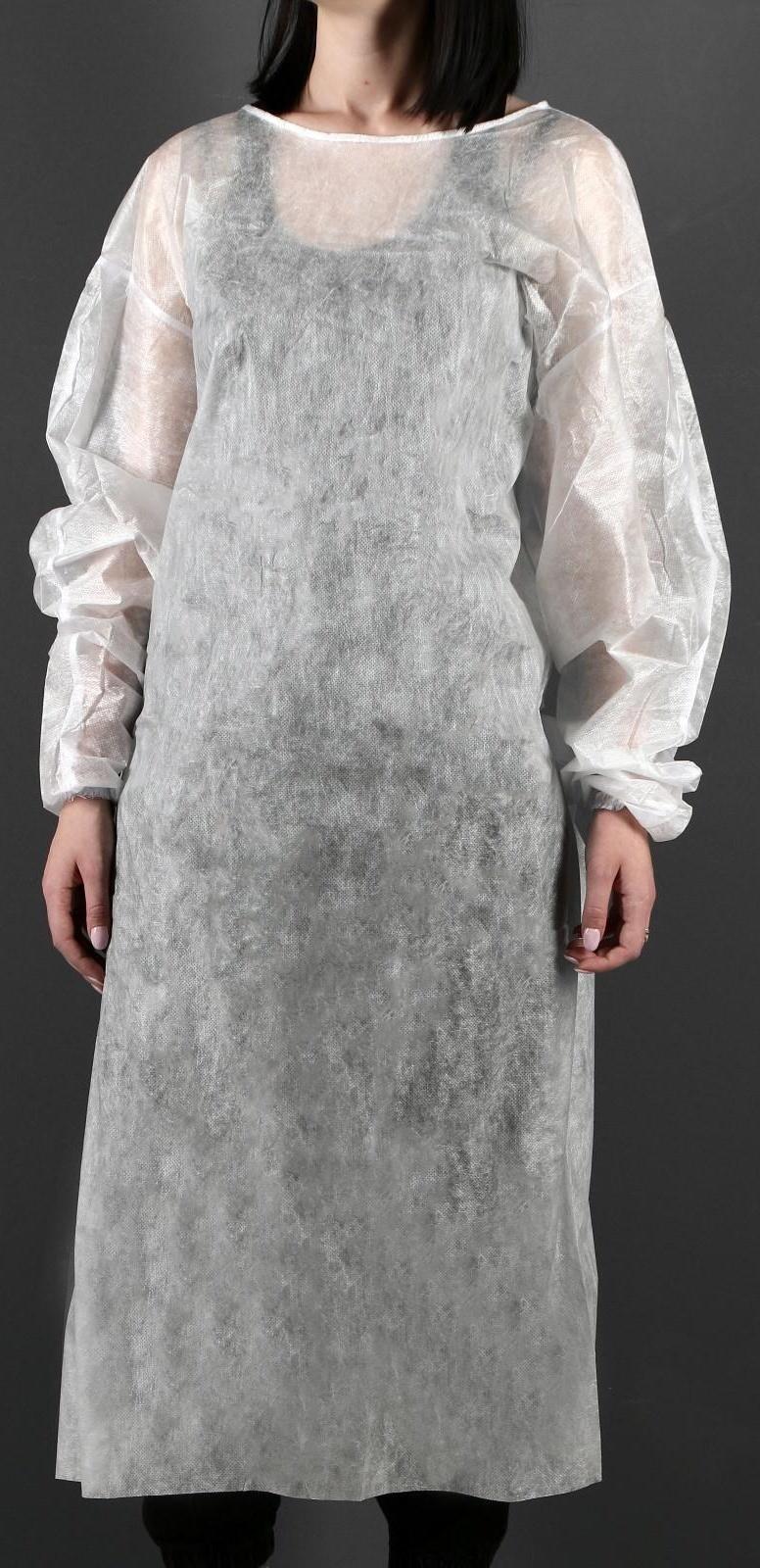 Халат хирургический на завязка, манжета на резинке  20 г/м2  длина 140 см