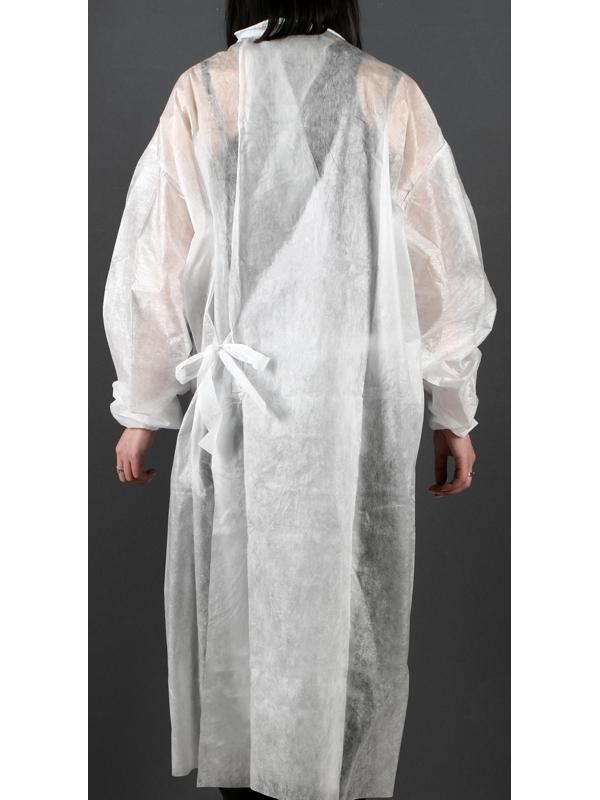 Халат хирургический на завязка, манжета на резинке  20 г/м2  длина 140 см