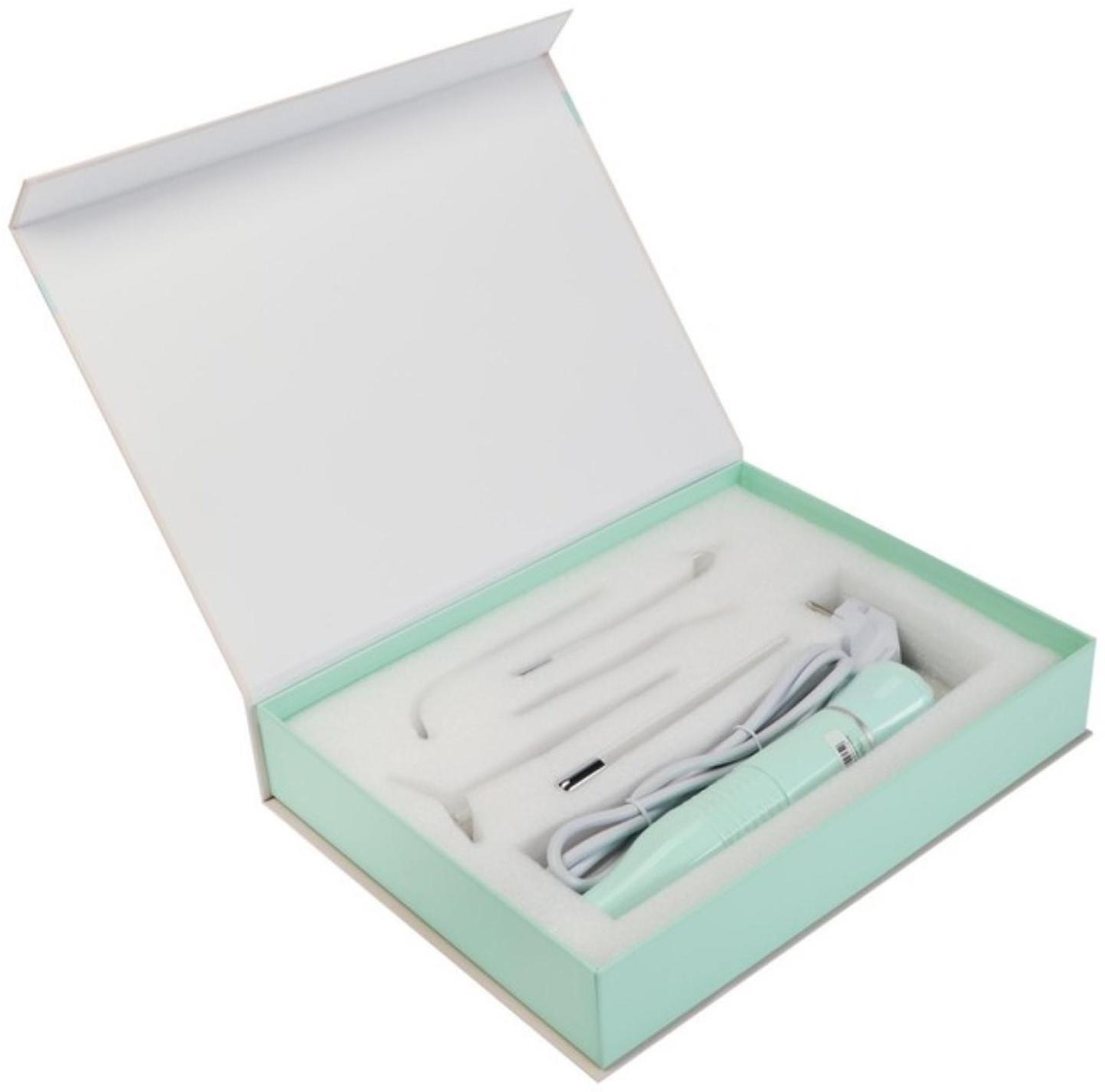 Дарсонваль Gezatone BP-7000, 5 насадок, для лица, тела и волос, бирюзовый