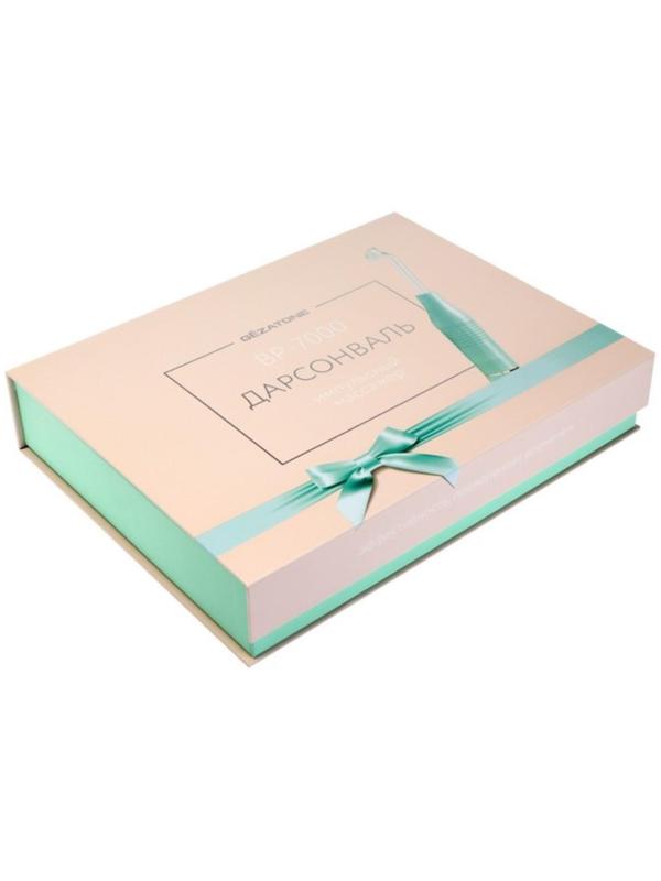 Дарсонваль Gezatone BP-7000, 5 насадок, для лица, тела и волос, бирюзовый