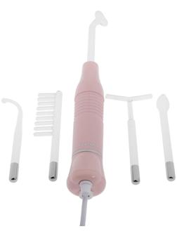 Дарсонваль Gezatone BP-7000, 5 насадок, для лица, тела и волос, розовый