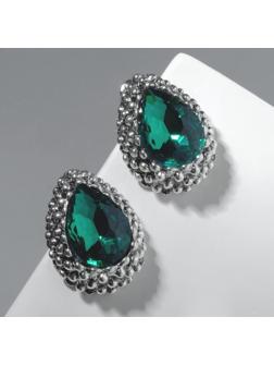 Серьги со стразами 