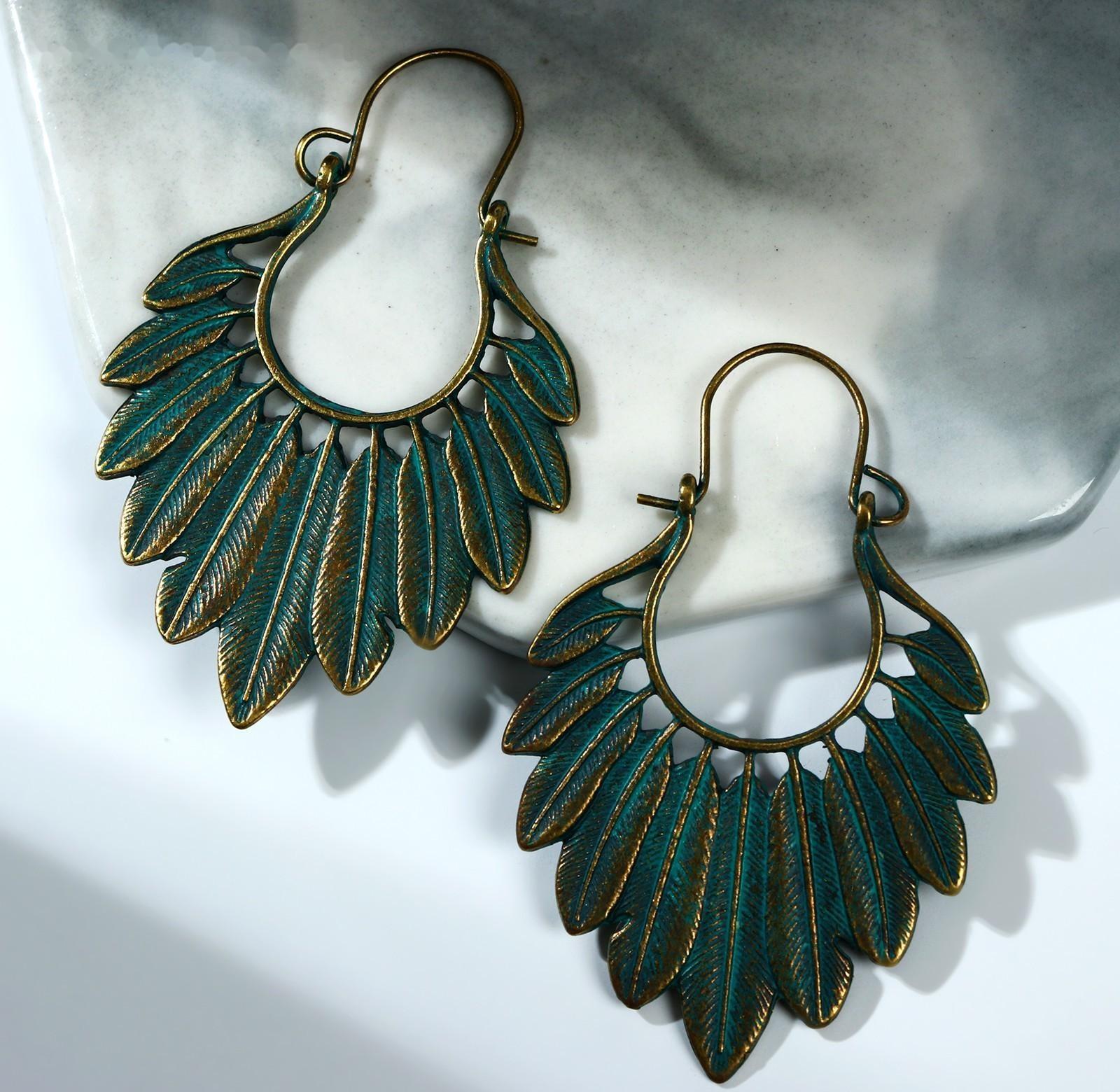 Серьги металл 