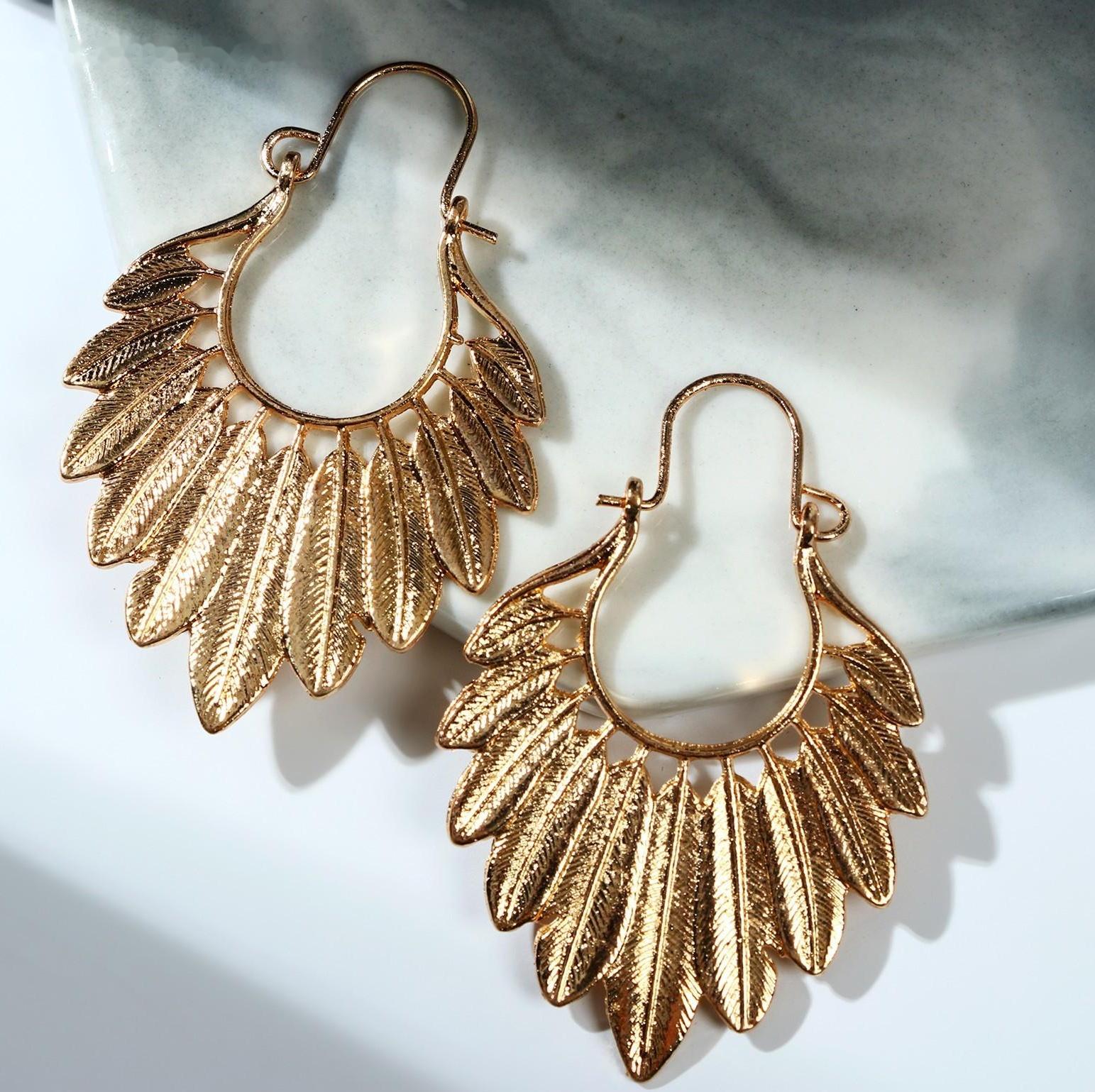 Серьги металл 