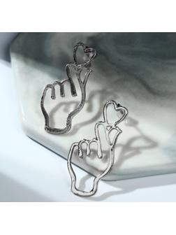 Серьги металл 