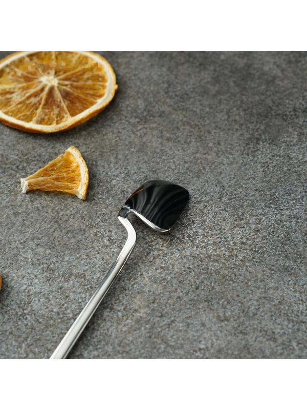 Ложка чайная из нержавеющей стали Magistro Wave, h=13,5 см, цвет серебряный