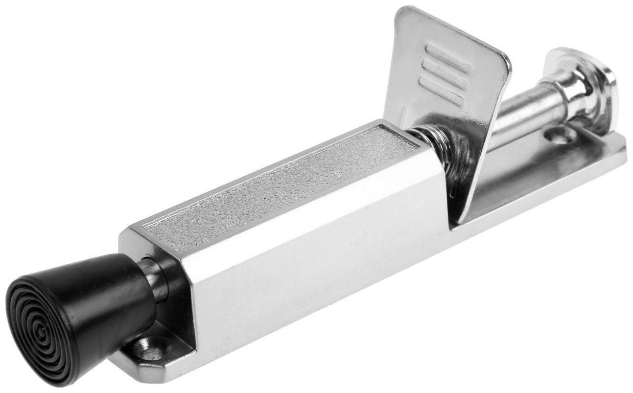 Дверной стопор LOCKLAND, цвет матовый никель