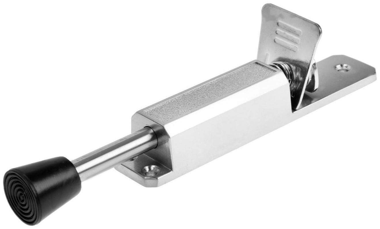 Дверной стопор LOCKLAND, цвет матовый никель