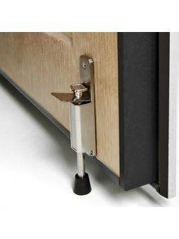 Дверной стопор LOCKLAND, цвет матовый никель