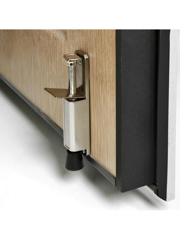 Дверной стопор LOCKLAND, цвет матовый никель