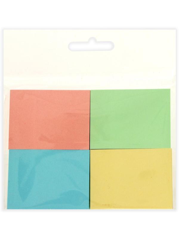 Набор блоков с липким краем, 38 х 51 мм., 50 листов, 4 цвета