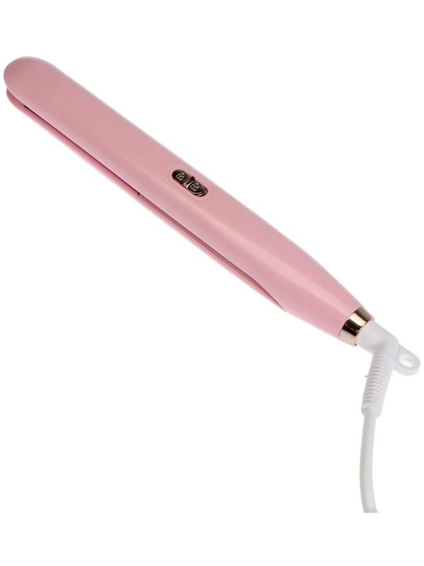 Выпрямитель для волос LuazON LW-37, 45 Вт, керамическое покрытие, до 230°C, розовый
