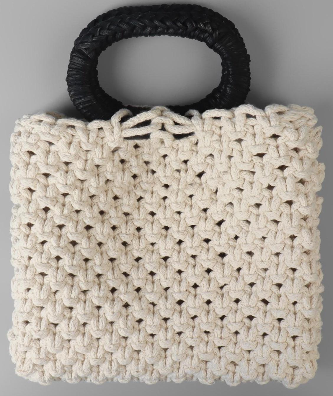 Ручки для сумок деревянные, плетёные, d = 9,8 × 5,9 / 13,5 × 9,5 см, 2 шт, цвет чёрный