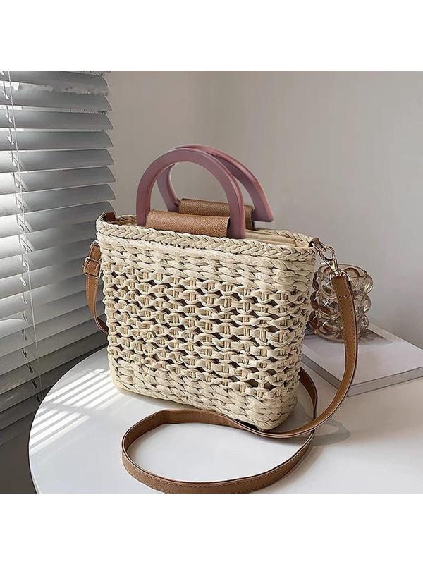 Ручки для сумки деревянные, 11,7 × 8,2 см, 2 шт, цвет коричневый