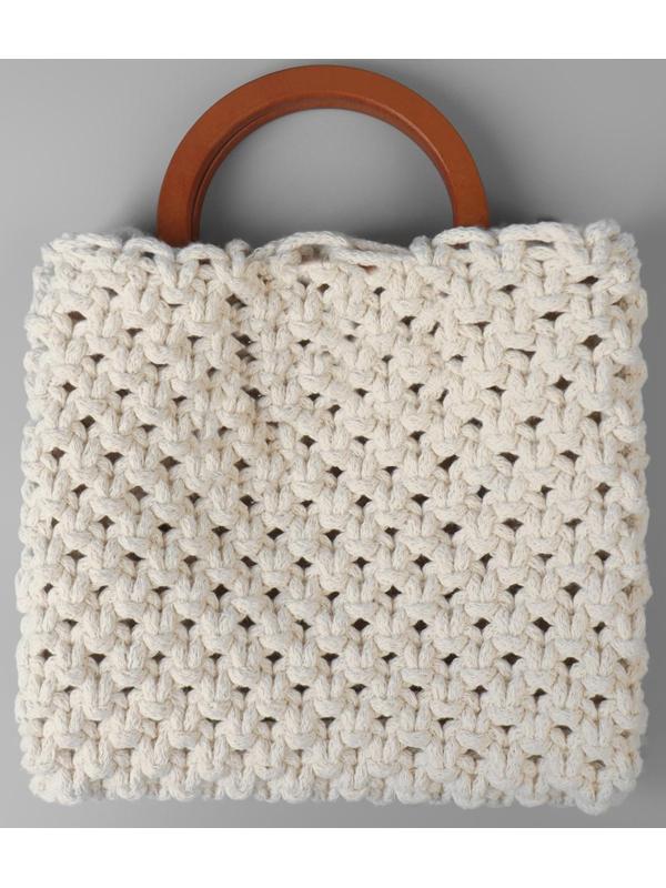 Ручки для сумки деревянные, 11,7 × 8,2 см, 2 шт, цвет коричневый