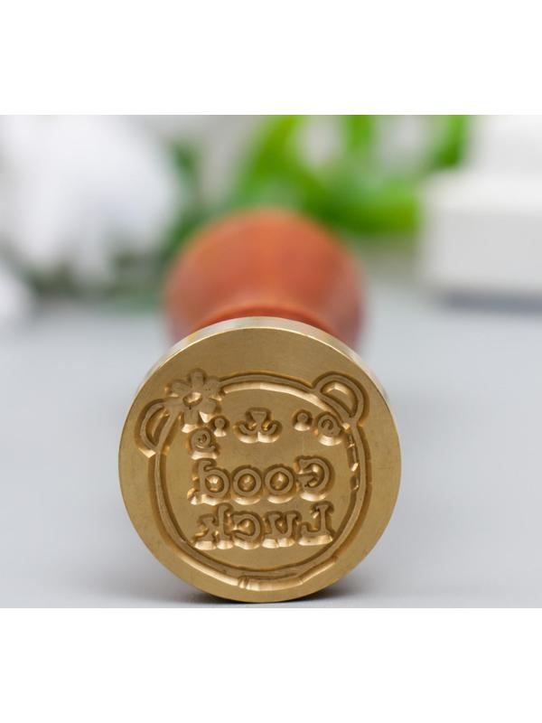 Печать для сургуча с деревянной ручкой 