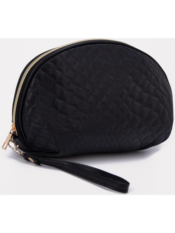 Косметичка на молнии, цвет чёрный