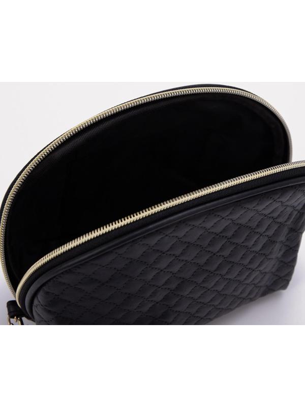 Косметичка на молнии, цвет чёрный