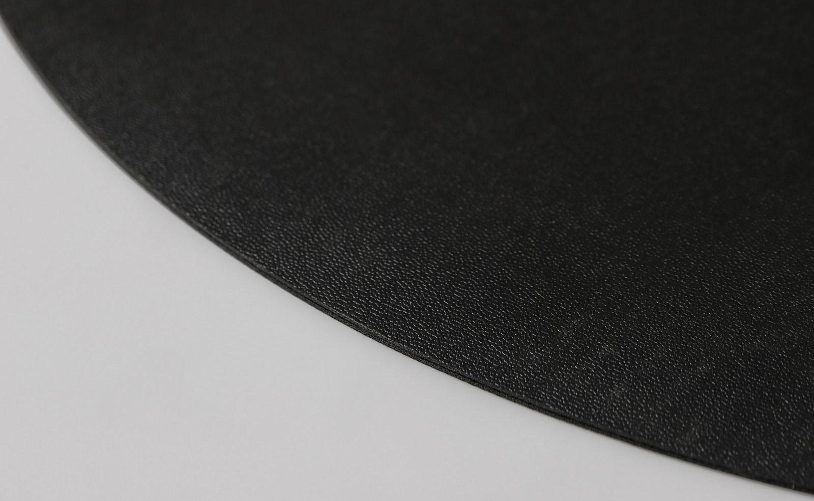 Салфетка сервировочная на стол «Тэм», d=35 см, цвет чёрный