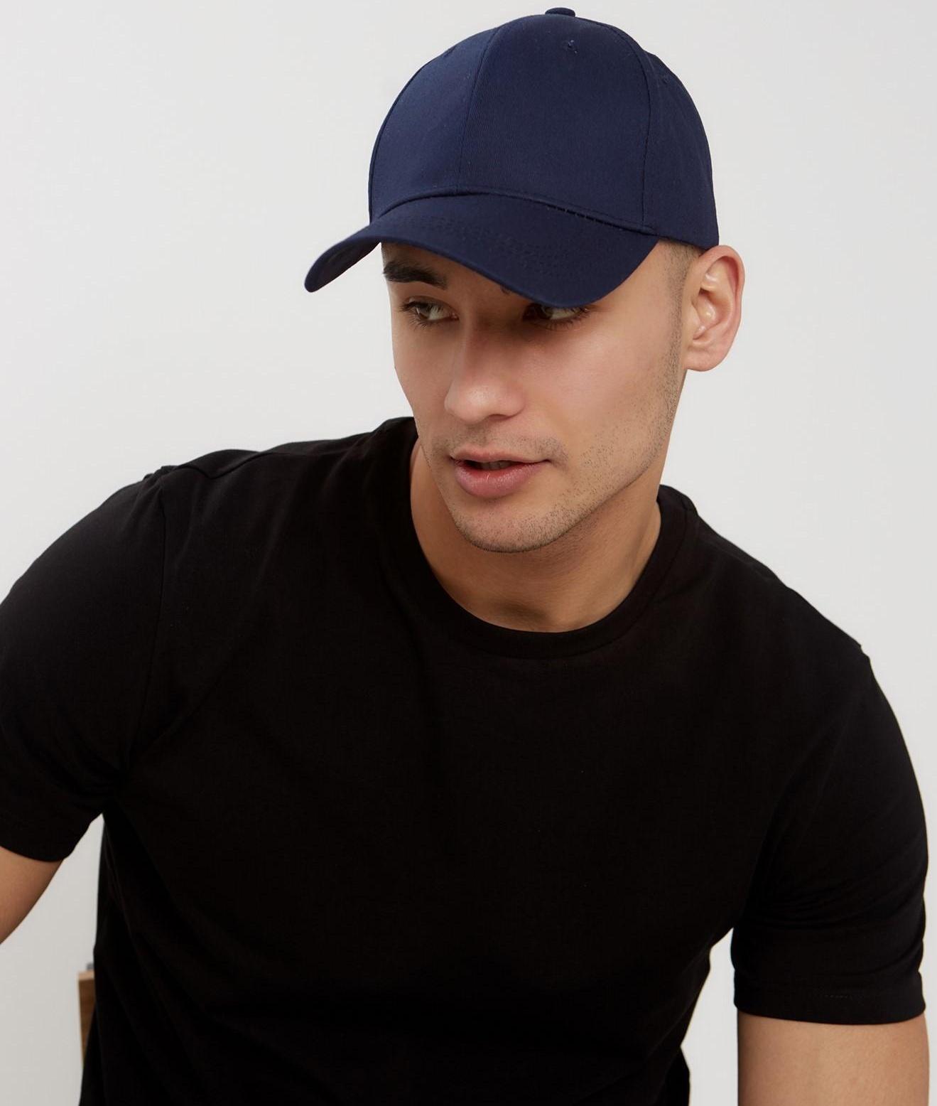 Кепка однотонная MINAKU цвет тёмно-синий, р-р 58