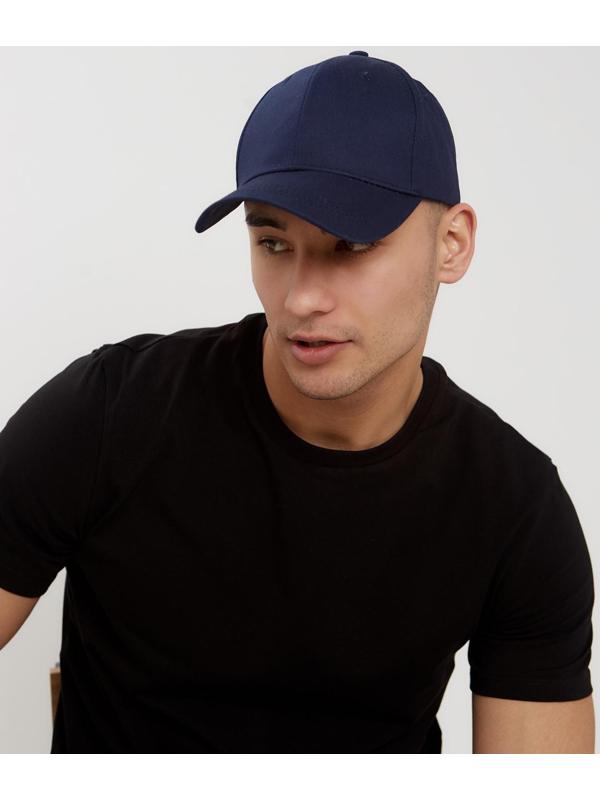 Кепка однотонная MINAKU цвет тёмно-синий, р-р 58