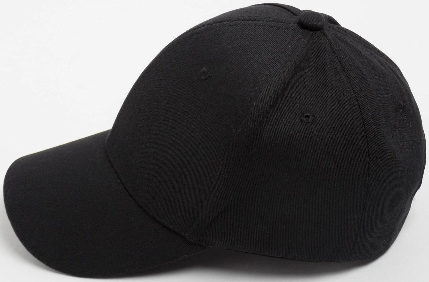 Кепка однотонная MINAKU цвет чёрный, р-р 58