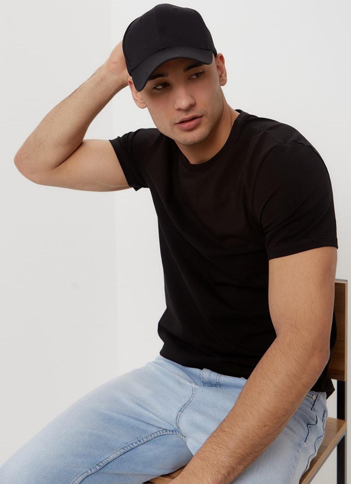 Кепка однотонная MINAKU цвет чёрный, р-р 58