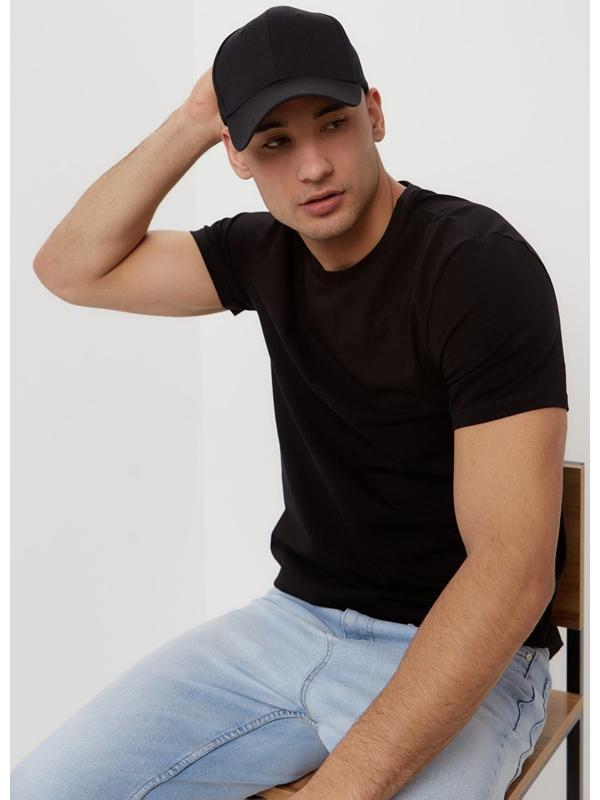 Кепка однотонная MINAKU цвет чёрный, р-р 58