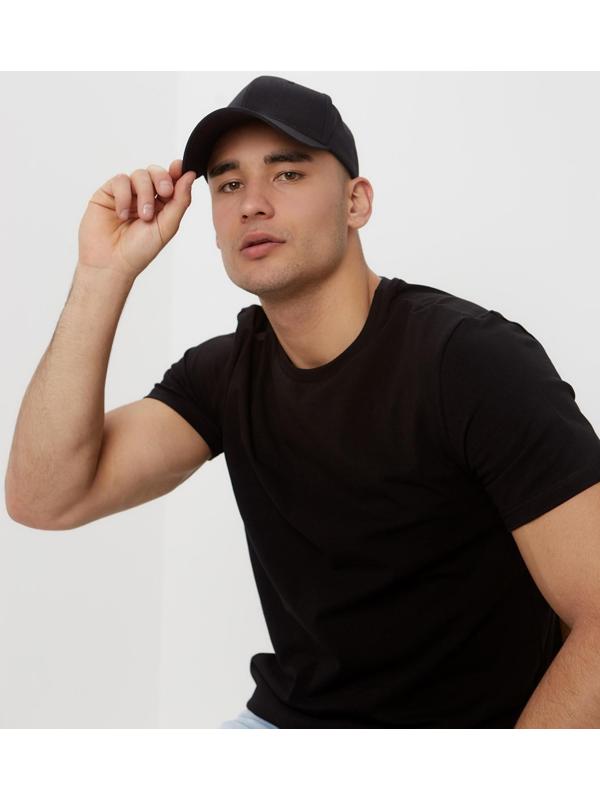 Кепка однотонная MINAKU цвет чёрный, р-р 58