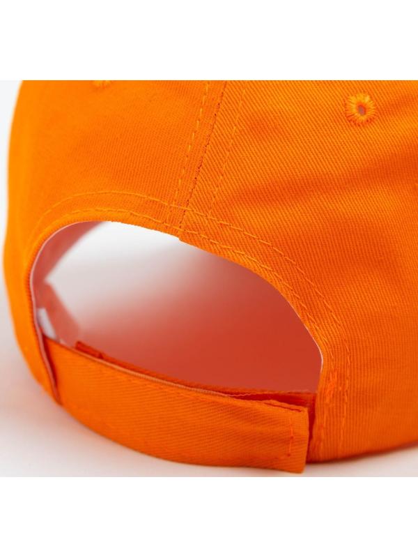 Кепка однотонная MINAKU цвет оранжевый, р-р 58