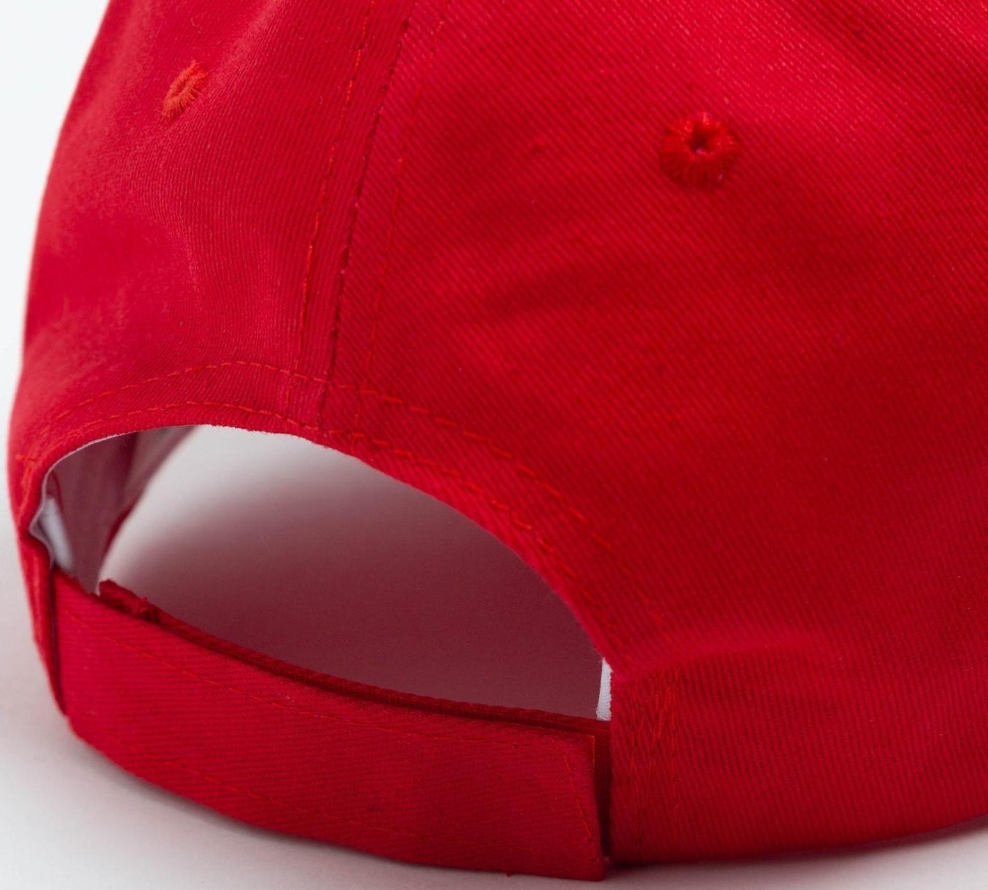 Кепка однотонная MINAKU цвет красный, р-р 58