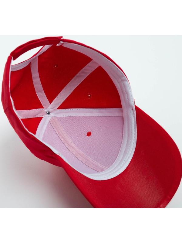 Кепка однотонная MINAKU цвет красный, р-р 58