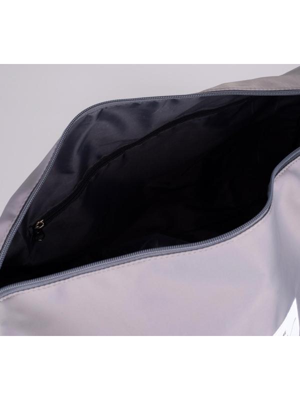 Сумка спортивная Choose your way на молнии с подкладкой, отдел для обуви, цвет серый