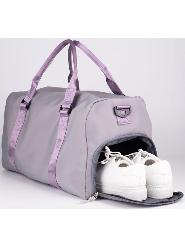 Сумка спортивная Choose your way на молнии с подкладкой, отдел для обуви, цвет серый