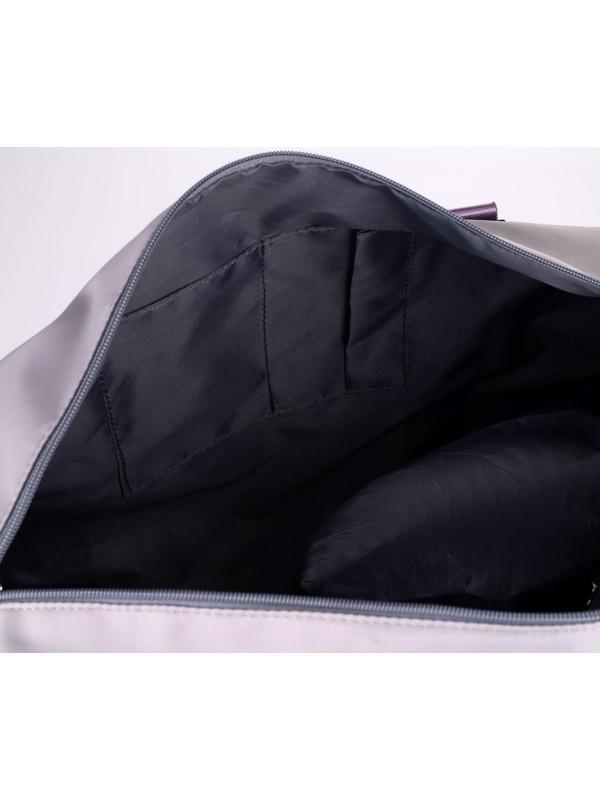 Сумка спортивная Choose your way на молнии с подкладкой, отдел для обуви, цвет серый