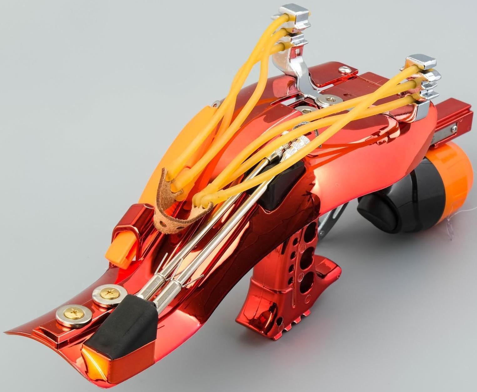 Рогатка рыболовная, 3 жгута, 2 стрелы в комплекте