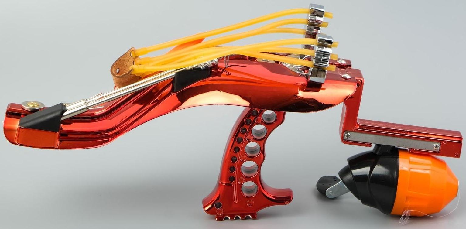 Рогатка рыболовная, 3 жгута, 2 стрелы в комплекте