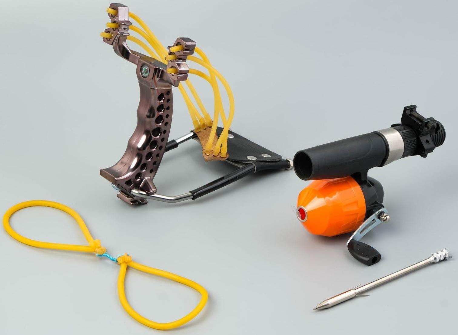 Рогатка рыболовная, 2 жгута, 1 стрела