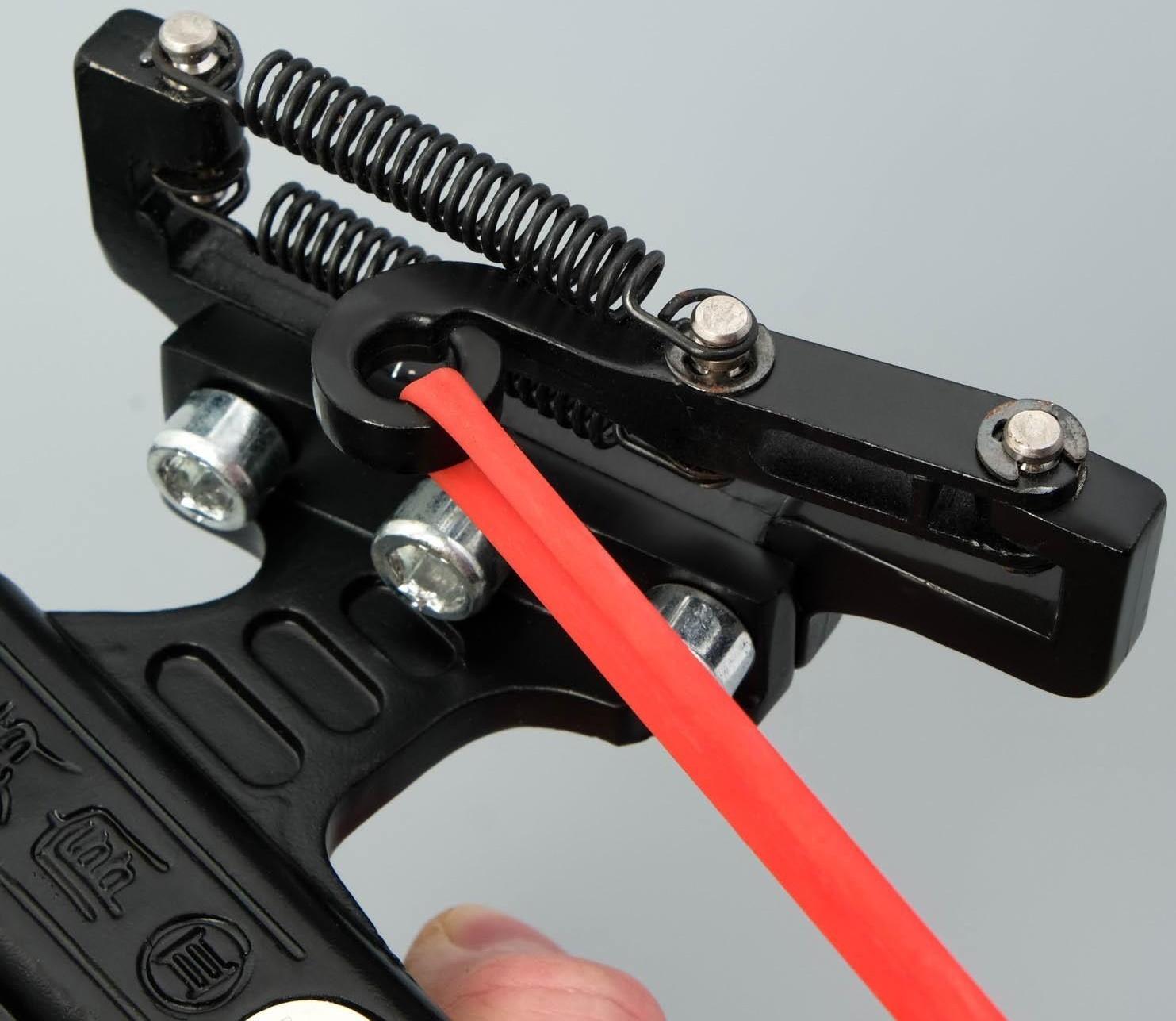 Рогатка металлическая, с лазерным целеуказателем