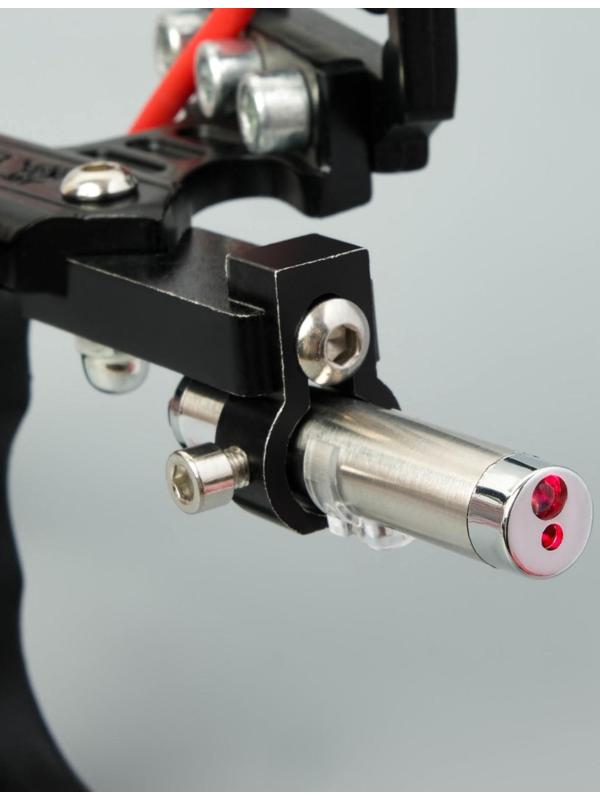 Рогатка металлическая, с лазерным целеуказателем