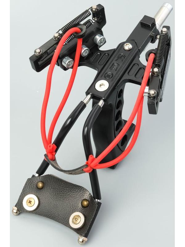 Рогатка металлическая, с лазерным целеуказателем