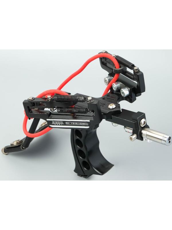 Рогатка металлическая, с лазерным целеуказателем