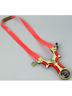 Рогатка металлическая с лазерным целеуказателем, компасом